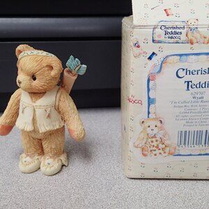 Wyatt "I'm Called Little Running Bear"  Indian  Boy w Arrow Cherished Teddies